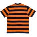 画像2: BUCO STRIPE TEE S/S BC24002 ORANGExNAVY (2)