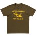 画像1: THE REAL McCOY'S MILITARY TEE / JOLLY ROGER, KEY FIELD MC25003 OLIVE (1)