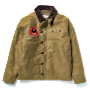 画像1: THE REAL McCOY'S N-1 DECK JACKET (KHAKI) / 8TH BEACH BN.MJ25110