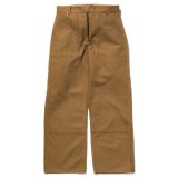 JOE McCOY DOUBLE-KNEE WORK TROUSERS BROWN MP25102