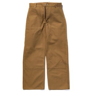 画像1: JOE McCOY DOUBLE-KNEE WORK TROUSERS BROWN MP25102
