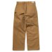 画像2: JOE McCOY DOUBLE-KNEE WORK TROUSERS BROWN MP25102 (2)