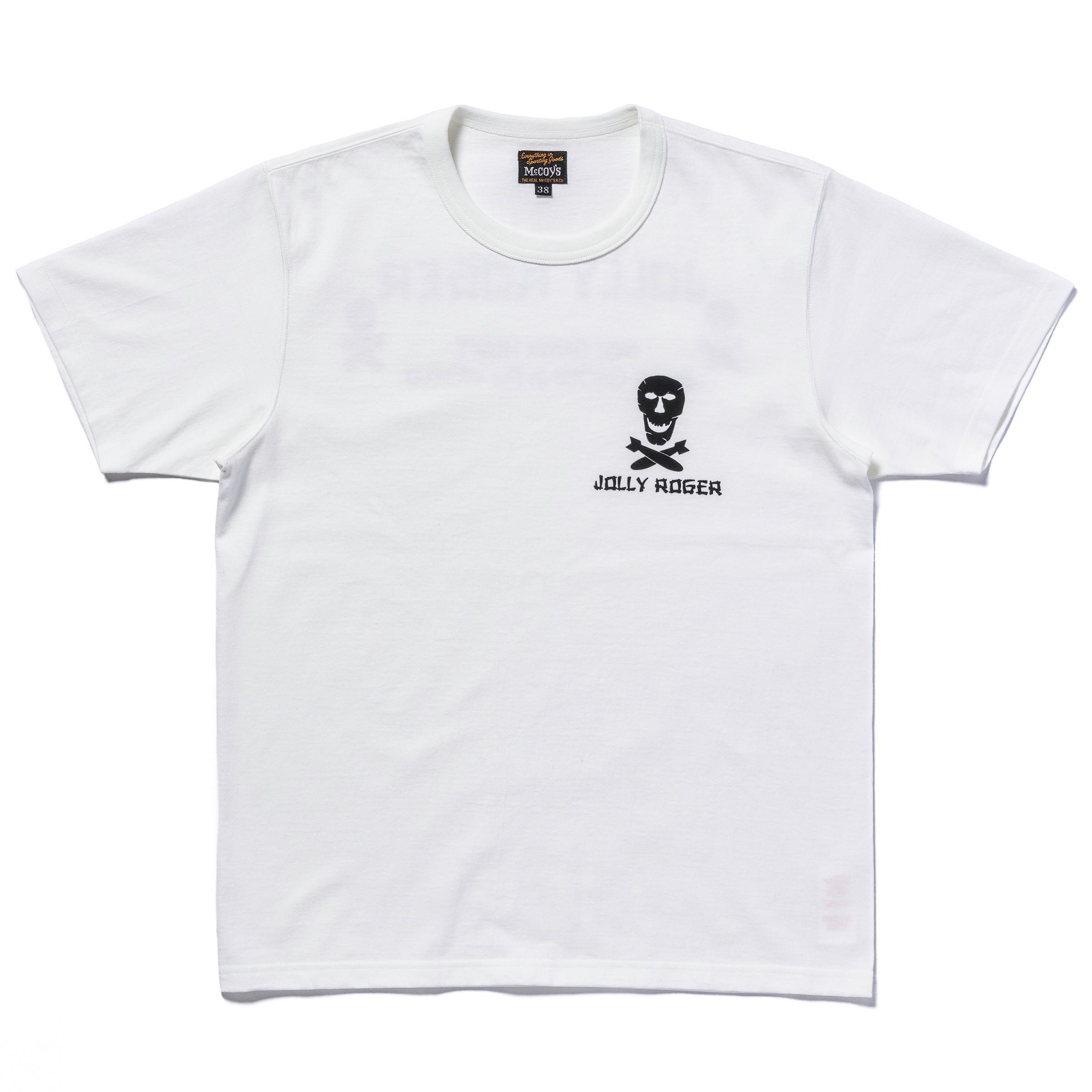 THE REAL McCOY'S  MILITARY TEE/JOLLY ROGER,BEST DAMN GROUP MC25004