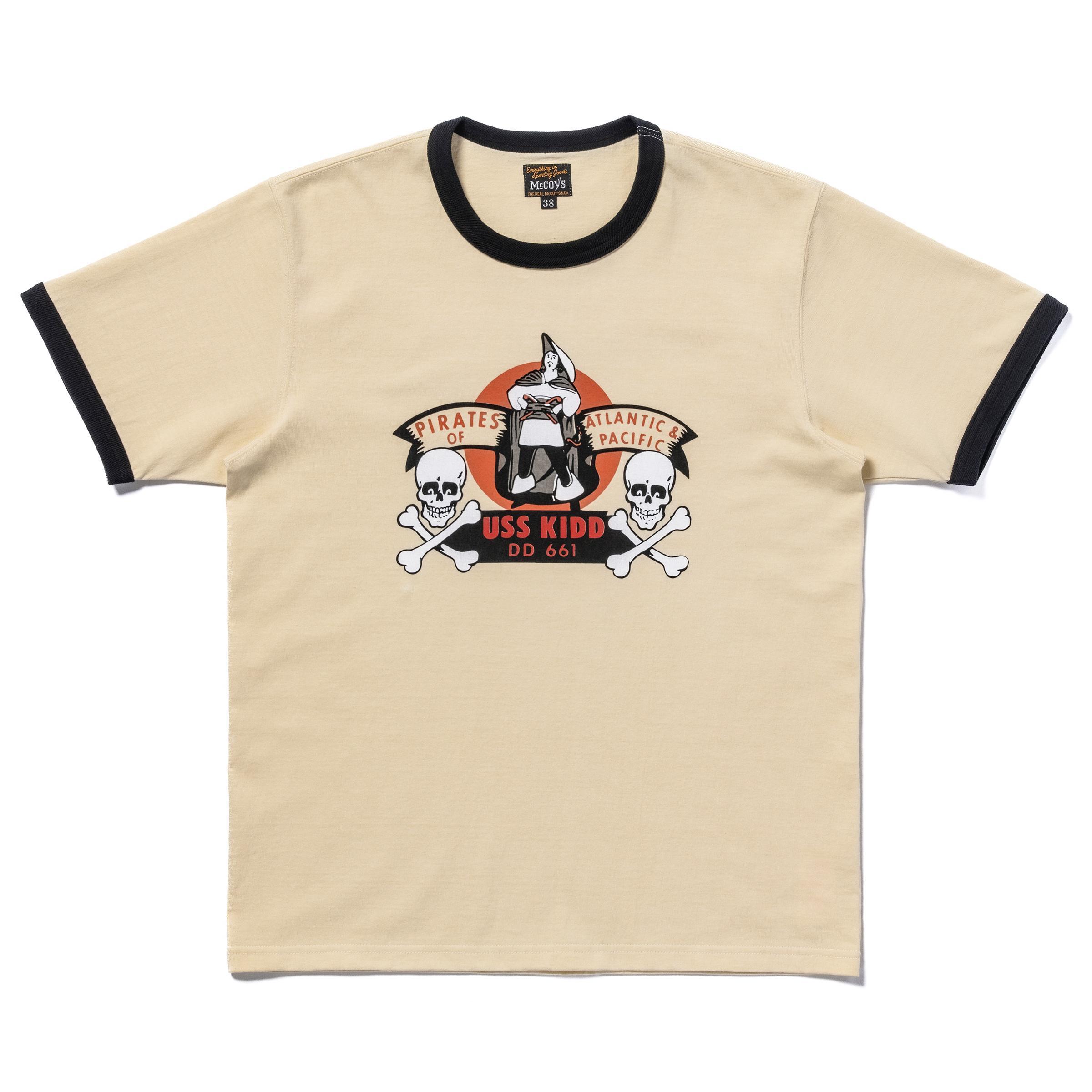 THE REAL McCOY'S MILITARY TEE / USS KIDD MC25005