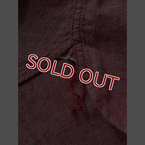 画像6: STUDIO D'ARTISAN CHAMBRAY L/S WORK SHIRT 5506 (RED) (6)