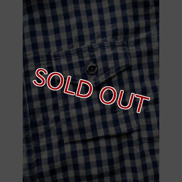画像5: JOE McCOY 8 HOUR UNION GINGHAM CHECK SHIRT S/S Lot.902W MS14035 (BLUE) (5)