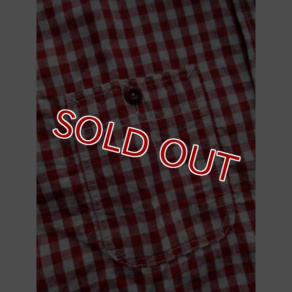 画像5: JOE McCOY 8 HOUR UNION GINGHAM CHECK SHIRT S/S Lot.902W MS14035 (RED) (5)