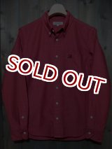 画像: STUDIO D'ARTISAN L/S BUTTON-DOWN SHIRT 5435 (RED)