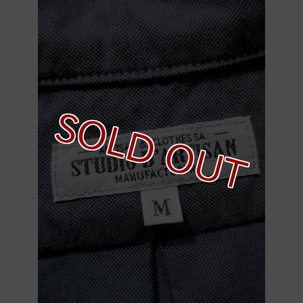 画像9: STUDIO D'ARTISAN S/S BUTTON-DOWN SHIRT 5432 (GRAY) (9)