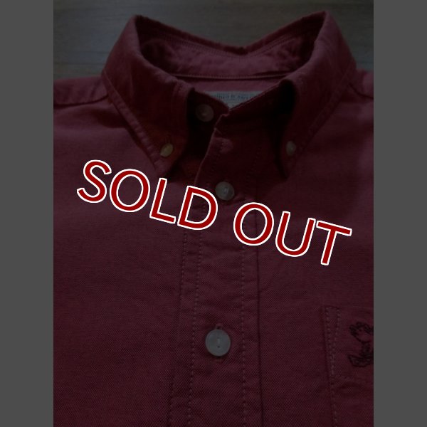 画像3: STUDIO D'ARTISAN L/S BUTTON-DOWN SHIRT 5435 (RED) (3)