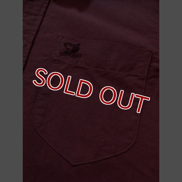 画像5: STUDIO D'ARTISAN L/S BUTTON-DOWN SHIRT 5435 (RED) (5)