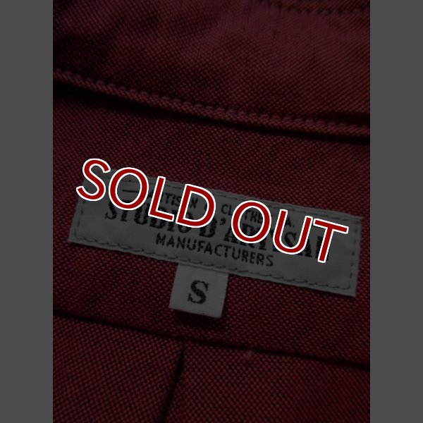 画像10: STUDIO D'ARTISAN L/S BUTTON-DOWN SHIRT 5435 (RED) (10)