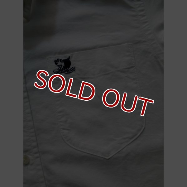 画像5: STUDIO D'ARTISAN S/S BUTTON-DOWN SHIRT 5432 (WHITE) (5)