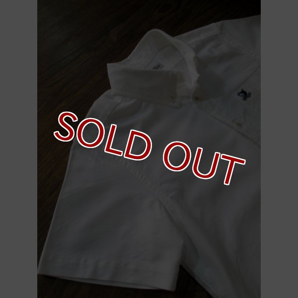 画像4: STUDIO D'ARTISAN S/S BUTTON-DOWN SHIRT 5432 (WHITE) (4)