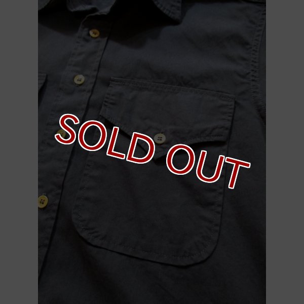 画像5: THE REAL McCOY'S KHAKI SHIRT DYED BLACK MS15001 (5)