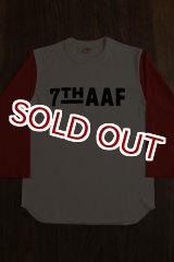 画像: THE REAL McCOY'S BASEBALL TEE / 7TH AAF MC16005