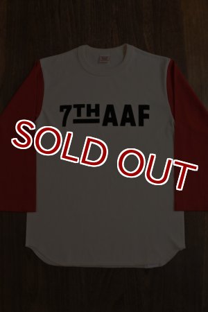 画像: THE REAL McCOY'S BASEBALL TEE / 7TH AAF MC16005