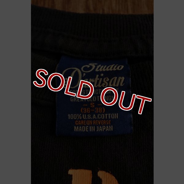 画像8: STUDIO D'ARTISAN USA COTTON T-SHIRT 9818A (8)