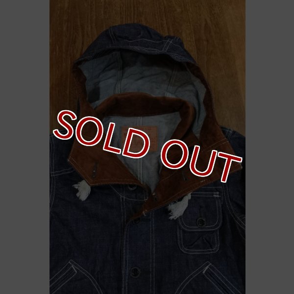 画像5: STUDIO D'ARTISAN  US NAVY DENIM PARKA D4403 (5)