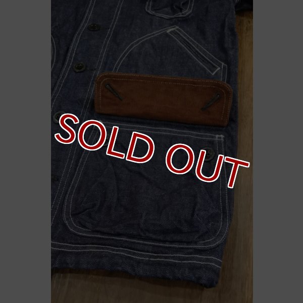 画像11: STUDIO D'ARTISAN  US NAVY DENIM PARKA D4403 (11)