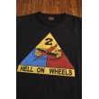 画像4: THE REAL McCOY'S MILITARY TEE / HELL ON WHEELS BLACK (4)