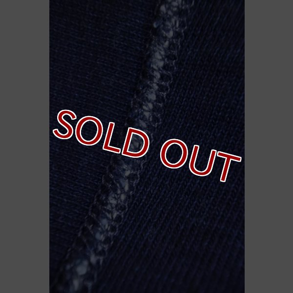 画像7: STUDIO D'ARTISAN 先染めインディゴ 吊り編み トレーナー  (7)