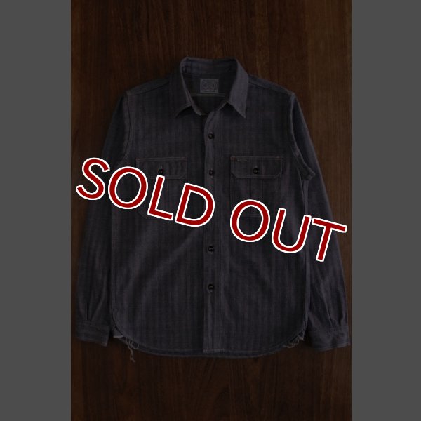 画像3: JOE McCOY 8 HOUR UNION HBT WORK SHIRT MS16133 (3)