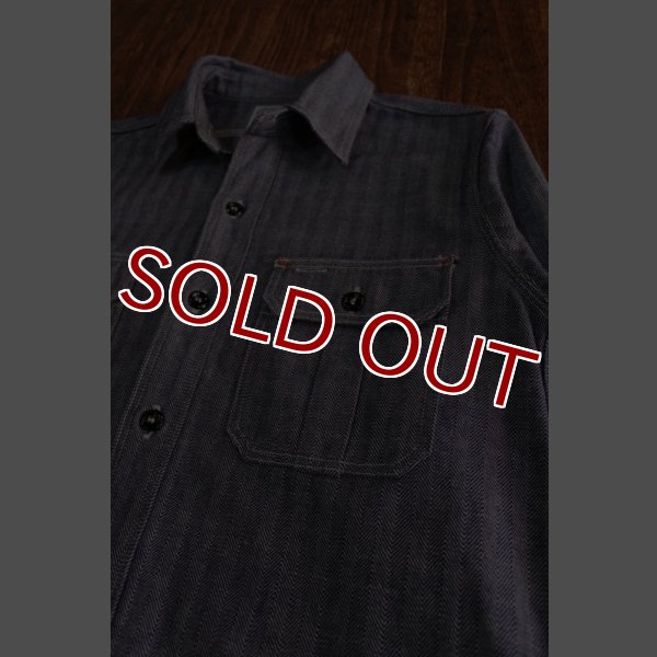 画像7: JOE McCOY 8 HOUR UNION HBT WORK SHIRT MS16133 (7)