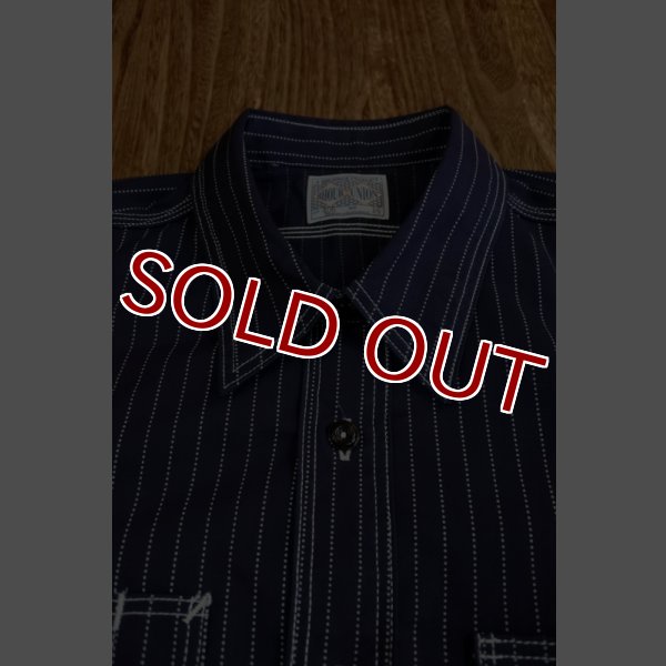 画像5: JOE McCOY 8 HOUR UNION WABASH STRIPE SHIRT MS16121 (5)