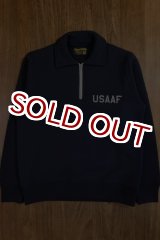 画像: THE REAL McCOY'S USAAF 1/4 ZIP SWEATSHIRT MC16102