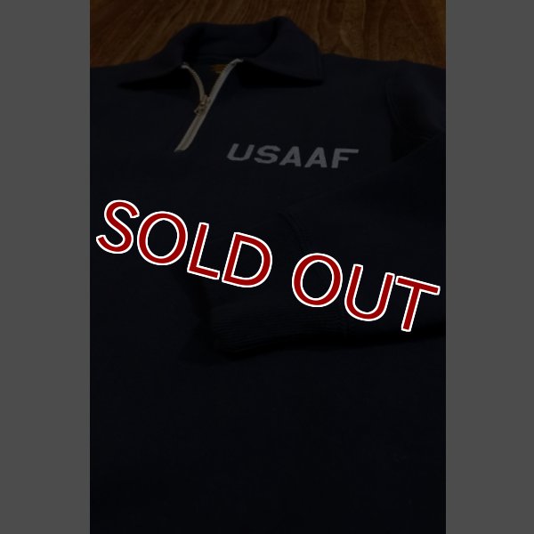 画像9: THE REAL McCOY'S USAAF 1/4 ZIP SWEATSHIRT MC16102 (9)