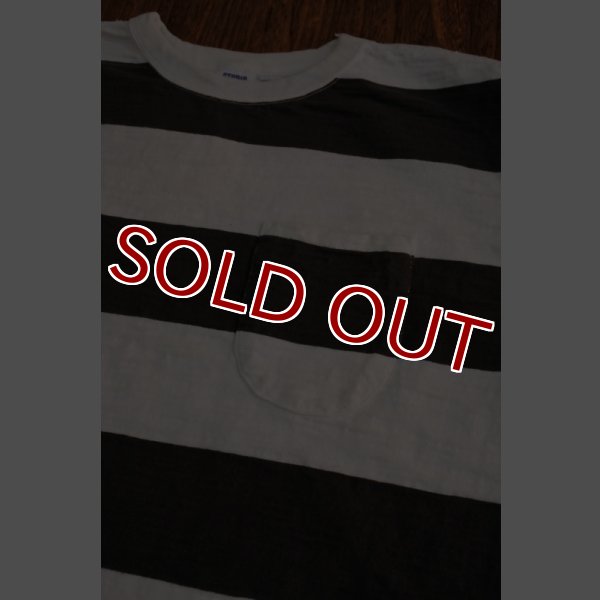 画像3: STUDIO D'ARTISAN TSURI-AMI BORDER T-SHIRT  9796 (WHxBK) (3)