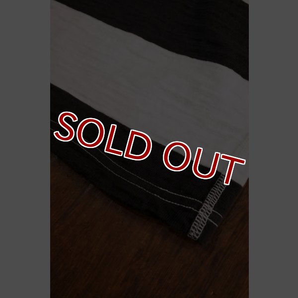 画像6: STUDIO D'ARTISAN TSURI-AMI BORDER T-SHIRT  9796 (WHxBK) (6)