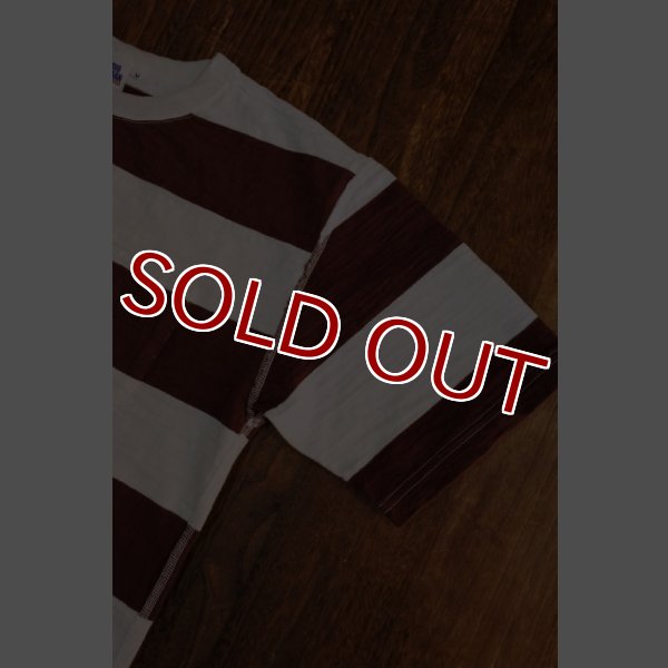 画像5: STUDIO D'ARTISAN TSURI-AMI BORDER T-SHIRT  9796 (WHxBG) (5)