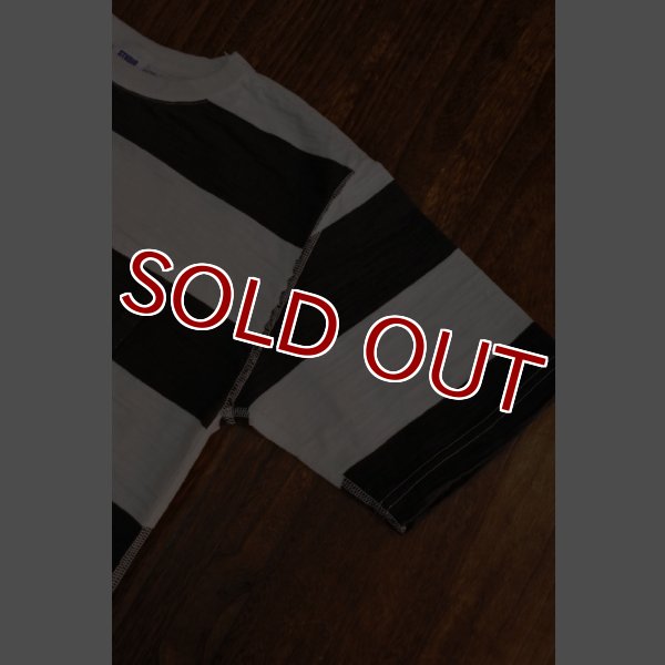 画像4: STUDIO D'ARTISAN TSURI-AMI BORDER T-SHIRT  9796 (WHxBK) (4)