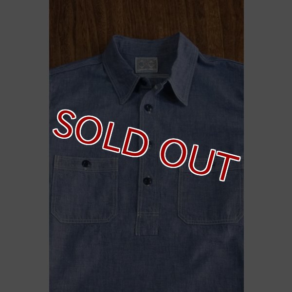画像8: JOE McCOY 8 HOUR UNION CHAMBRAY PULLOVER SHIRT MS17038 (8)