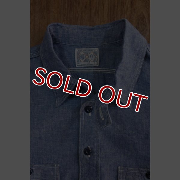 画像6: JOE McCOY 8 HOUR UNION CHAMBRAY PULLOVER SHIRT MS17038 (6)