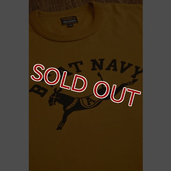 画像4: THE REAL McCOY'S MILITARY TEE / BEAT NAVY (4)