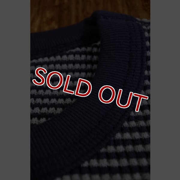 画像4: JOE McCOY TWO-TONE THERMAL SHIRT L/S MC17116 GRAY/NAVY (4)