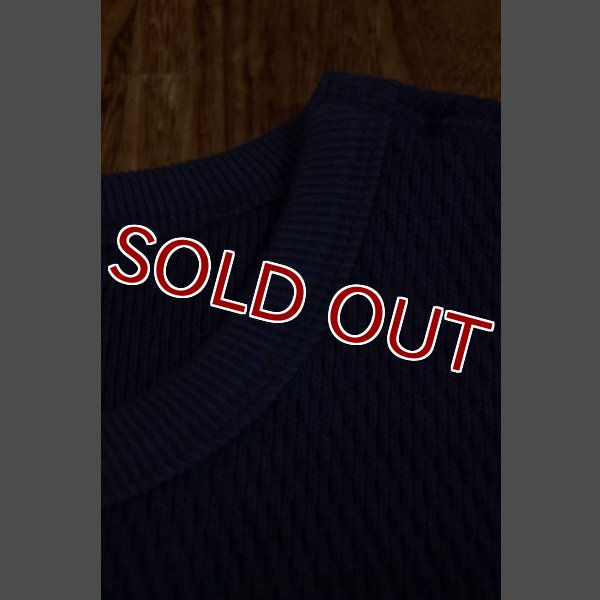 画像4: THE REAL McCOY'S MILITARY THERMAL SHIRT MC12110 (NAVY) (4)