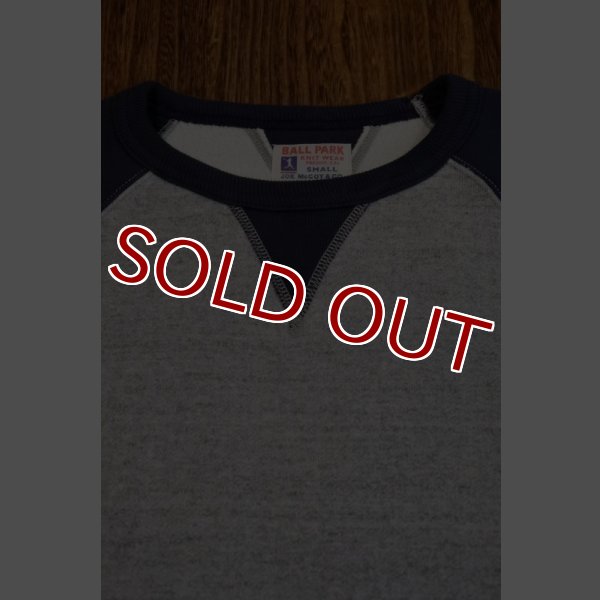 画像3: JOE McCOY TWO-TONE FREEDOM SLEEVE SWEATSHIRT MC17113 (GRAYxNAVY) (3)