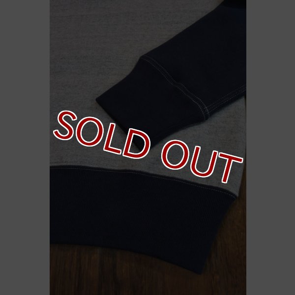 画像5: JOE McCOY TWO-TONE FREEDOM SLEEVE SWEATSHIRT MC17113 (GRAYxNAVY) (5)