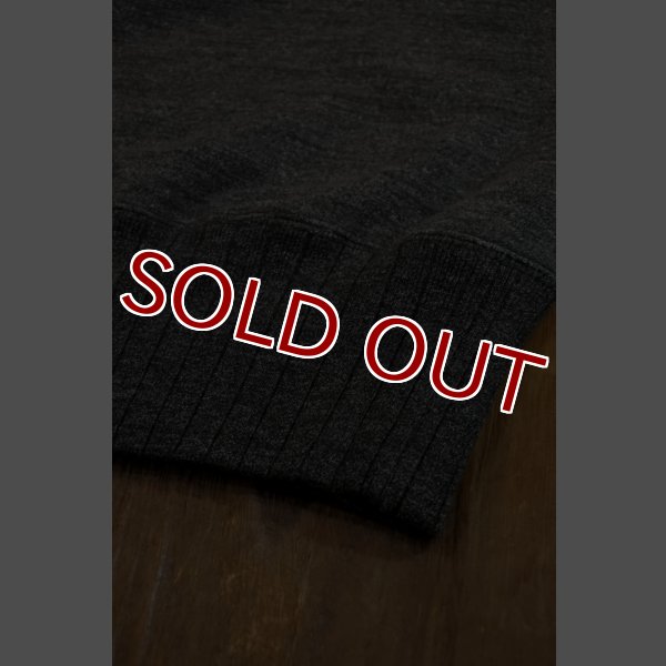 画像5: STUDIO D'ARTISAN スヴィンゴールド吊編みスエット 9885 (杢BLACK) (5)