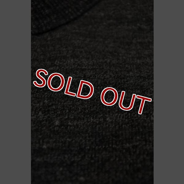 画像8: STUDIO D'ARTISAN スヴィンゴールド吊編みスエット 9885 (杢BLACK) (8)