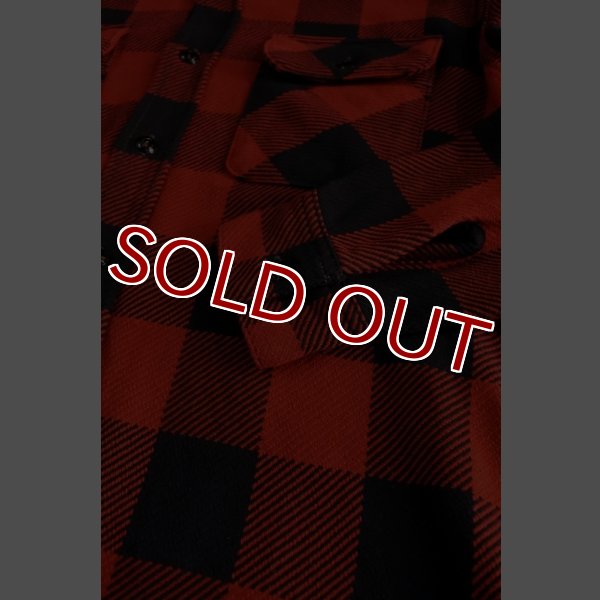 画像9: JOE McCOY 8 HOUR UNION BUFFALO CHECK FLANNEL SHIRT MS17105 (9)