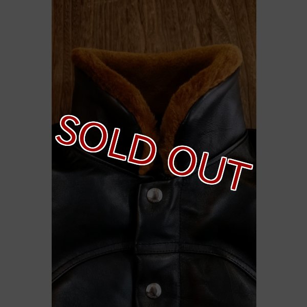画像8: JOE McCOY MOUTON COLLAR HORSEHIDE DOWN VEST MJ17123 (8)