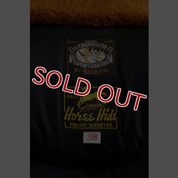 画像17: JOE McCOY MOUTON COLLAR HORSEHIDE DOWN VEST MJ17123 (17)