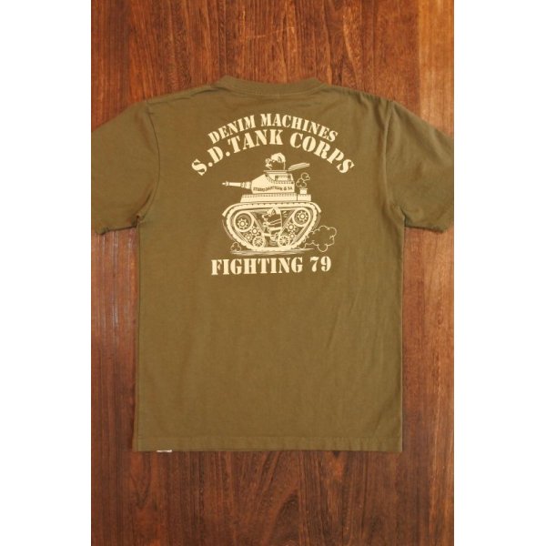 画像2: STUDIO D'ARTISAN USA COTTON T-SHIRT 9906A (2)