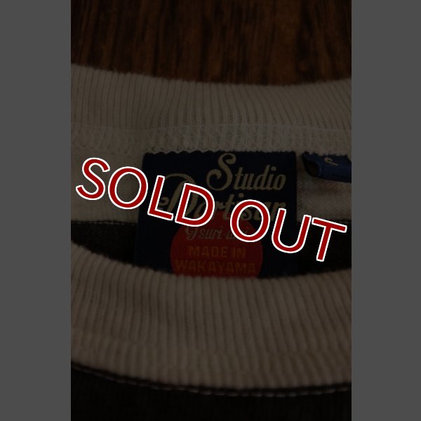 画像6: STUDIO D'ARTISAN TSURI-AMI BORDER T-SHIRT  9910 (IVRxBK) (6)