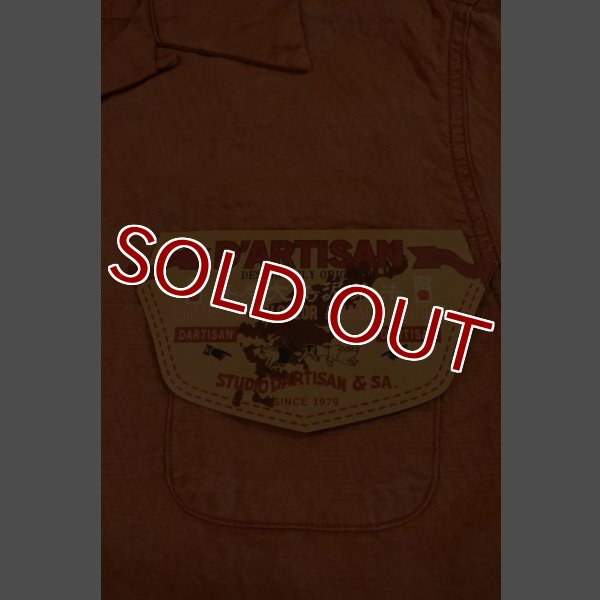 画像11: STUDIO D'ARTISAN AMAMI-OSHIMA TECHIGIZOME OPEN SHIRT 5611 (11)